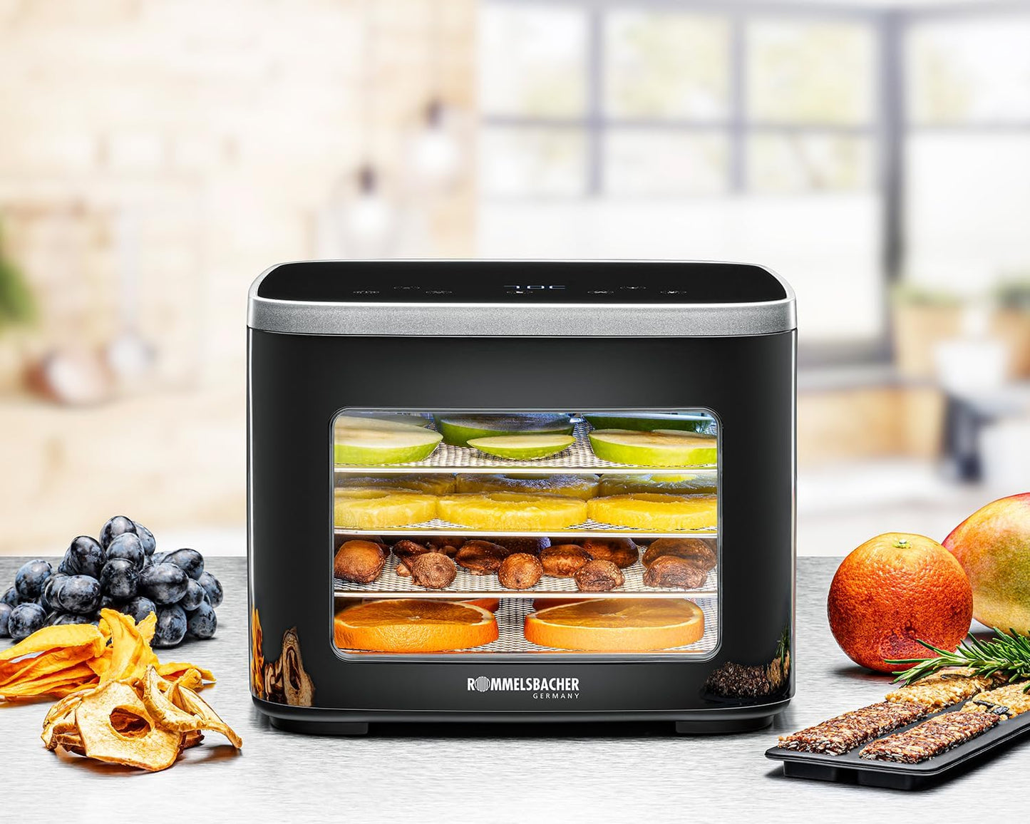 Dörrautomat DA 450 mit LCD-Display, 0,2 m² / 2000 cm² Dörrfläche