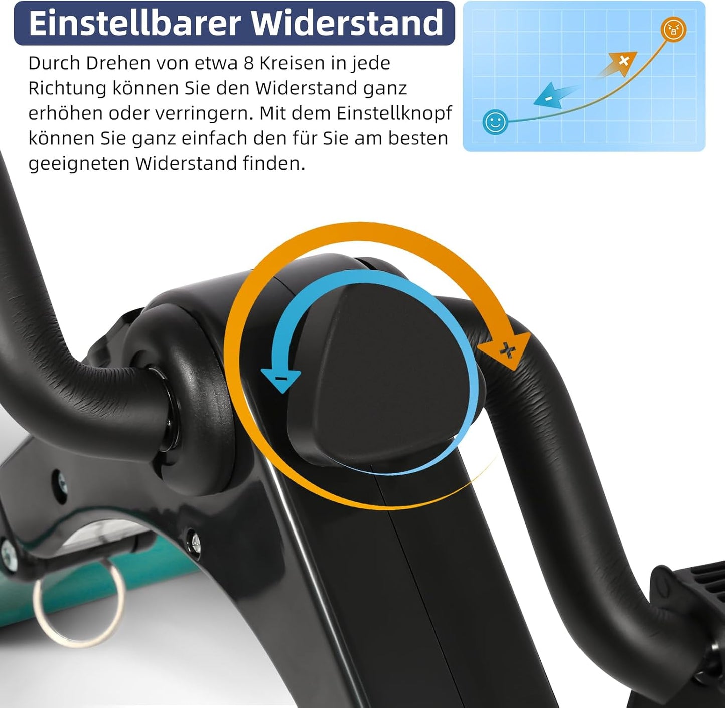 Mini Heimtrainer für Arm- und Beintraining, X1226