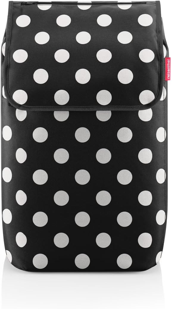 Shopping Trolley für Wocheneinkauf, leicht & geräumig, Einheitsgrösse Dots White