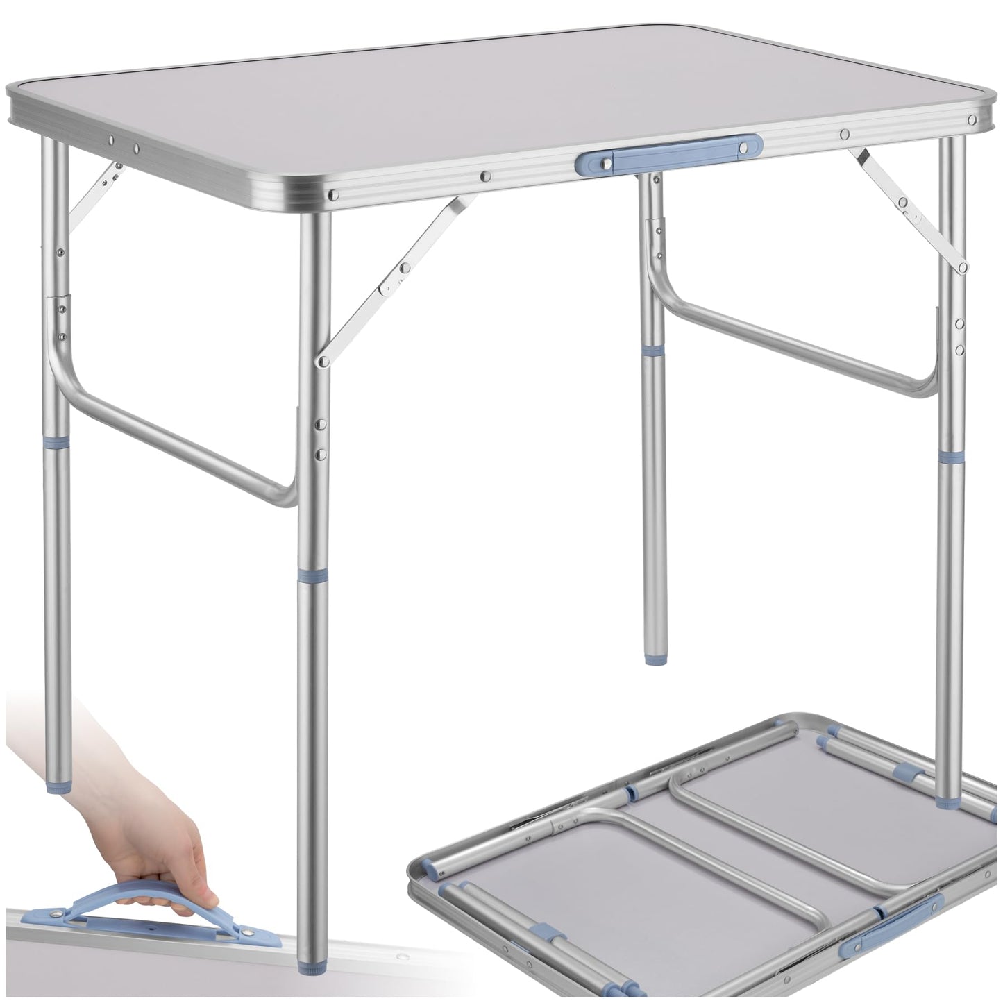 Klapptisch Model 401066, leicht und wetterfest, 75x55x68cm (Model 401066)