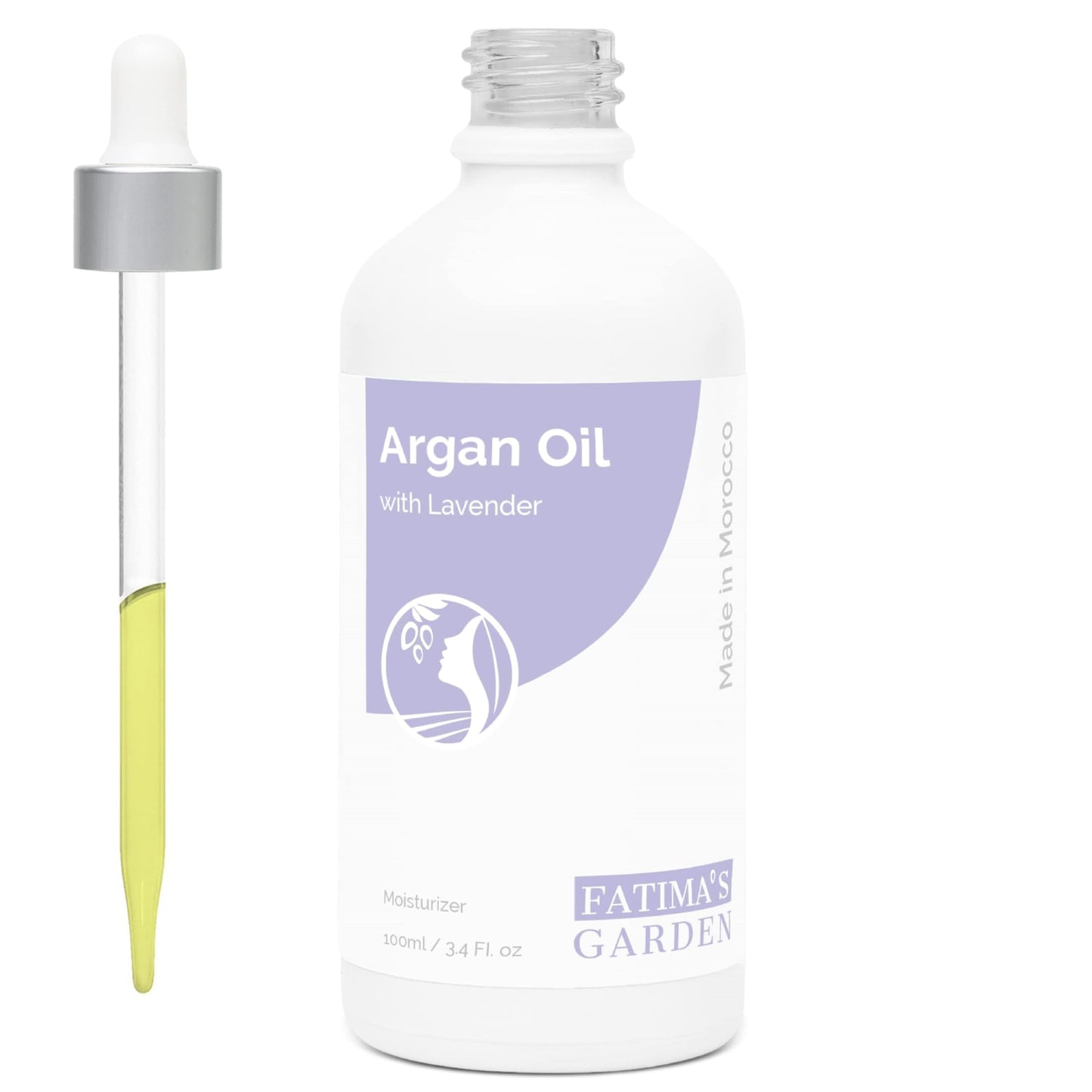 Argan- und Lavendelöl Feuchtigkeitscreme (100 ml), Arganöl mit Lavendel 100 ml (1er Pack)