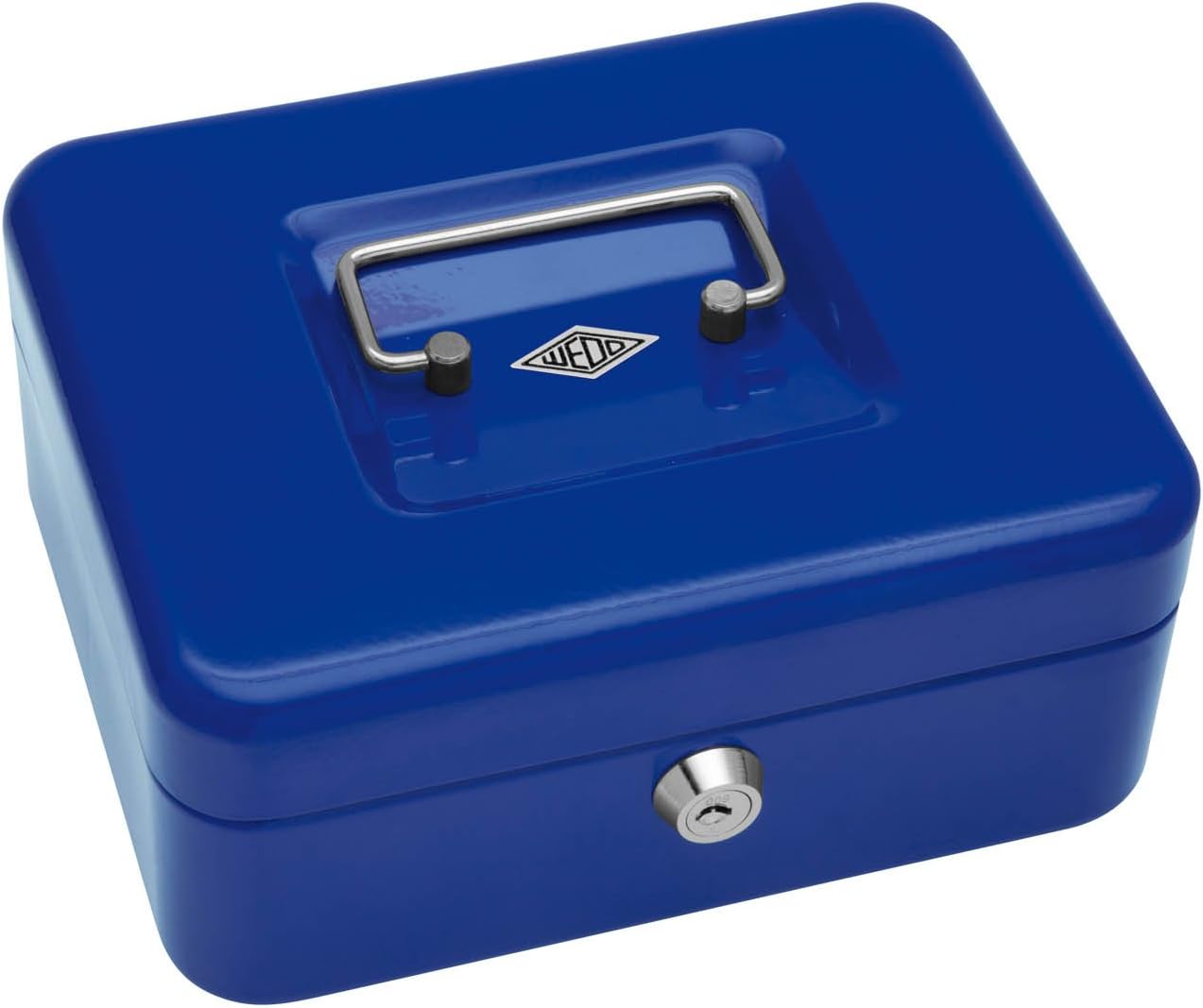 Geldkassette, Blau 20.0 x 16.0 x 9.0 cm