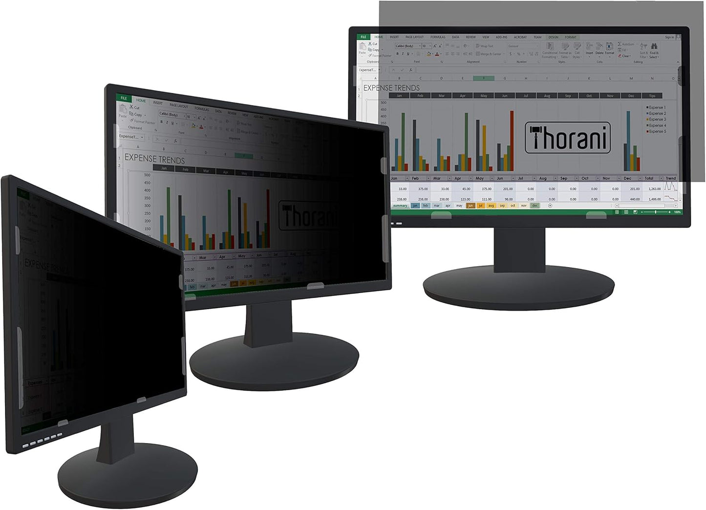 Sichtschutzfolie für Monitor, 18.5 Zoll 16:9 (410x230 mm)