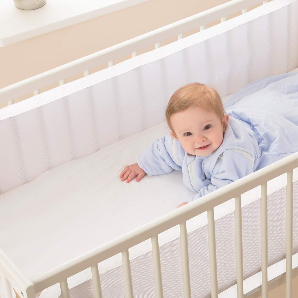 Atmungsaktive Babybettumrandung