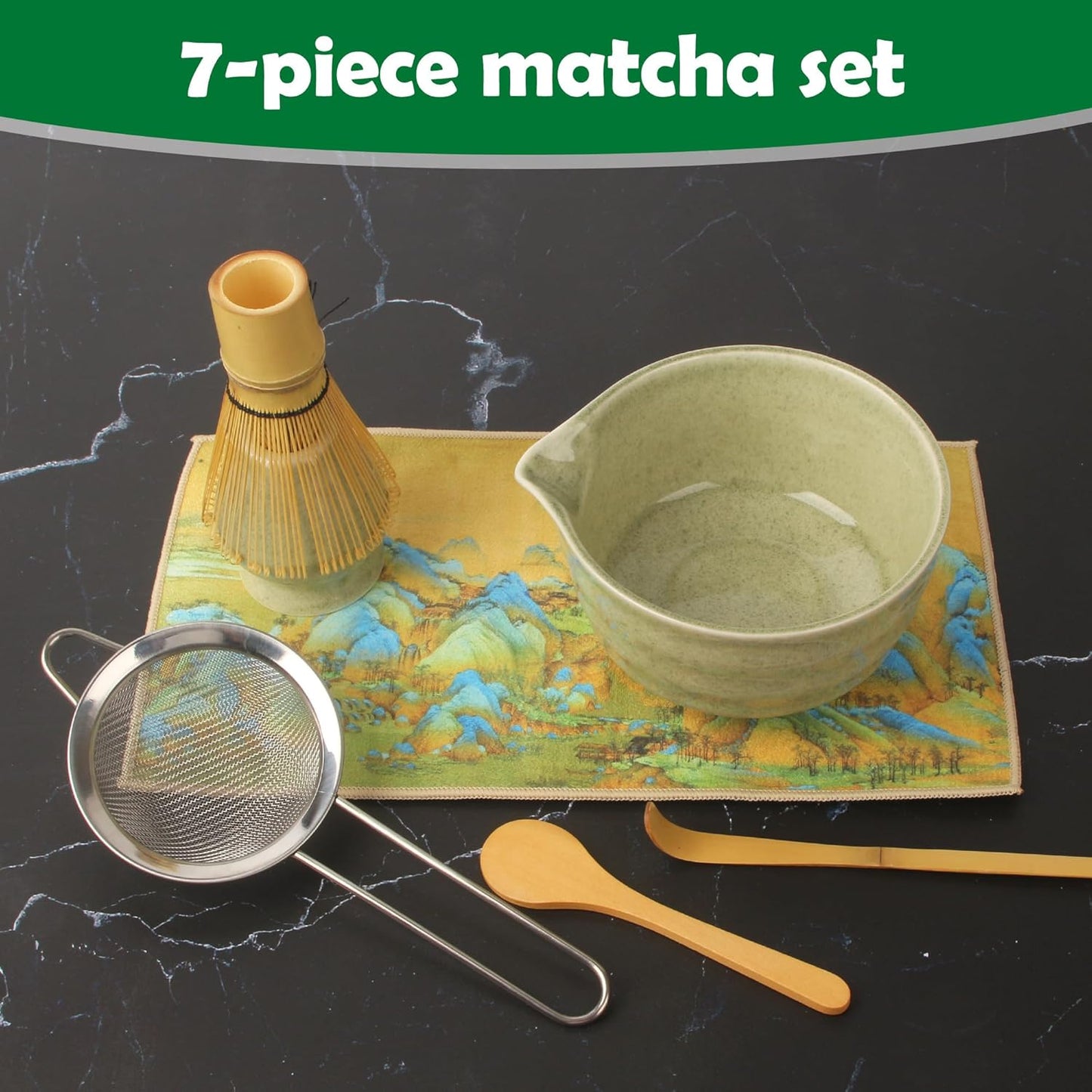 Matcha Tee-Set 7-teilig