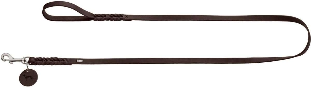 Solid Education - Hundeleine mit Handschlaufe, 110cm, dunkelbraun 1.1 x 110 cm