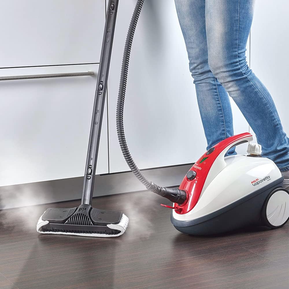 Dampfreiniger Vaporetto Smart 30 R mit Druckkessel und Sicherheitsverschluss, Rot/Weiss