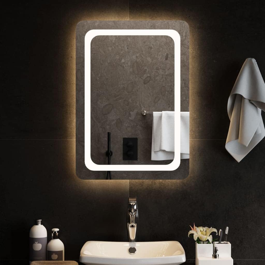 Kimberly LED Badezimmerspiegel mit Beleuchtung, 50 x 70 cm