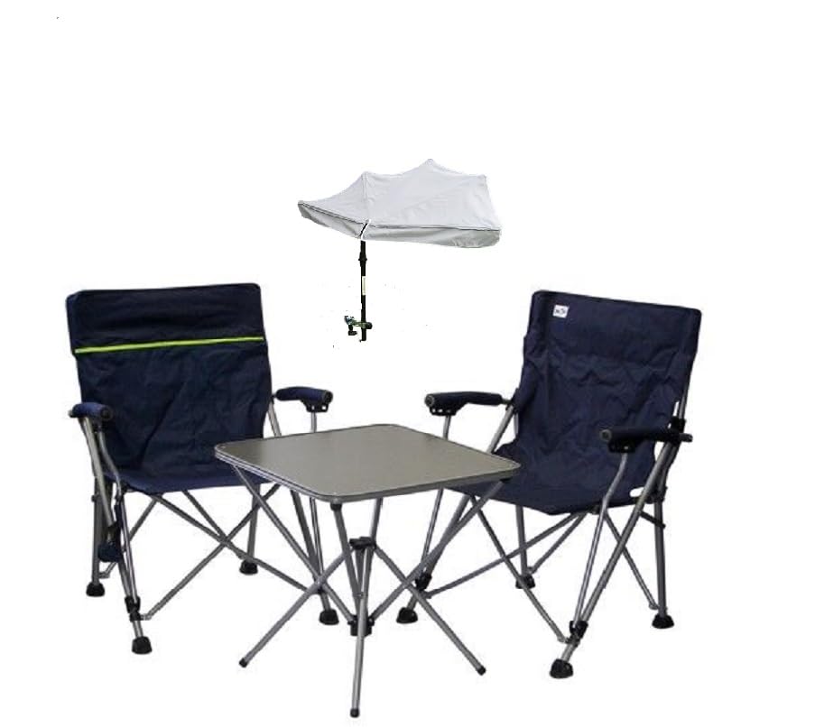 Holly Jubiläumsset: 2 Faltstühle + Klapptisch + Tasche