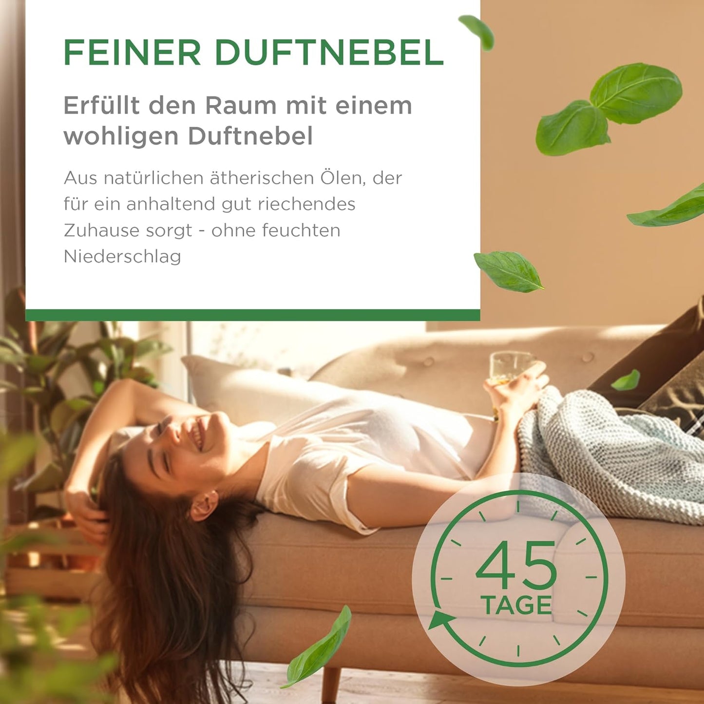 Aroma-Öl Diffuser Starter-Set mit ätherischen Ölen, Rose