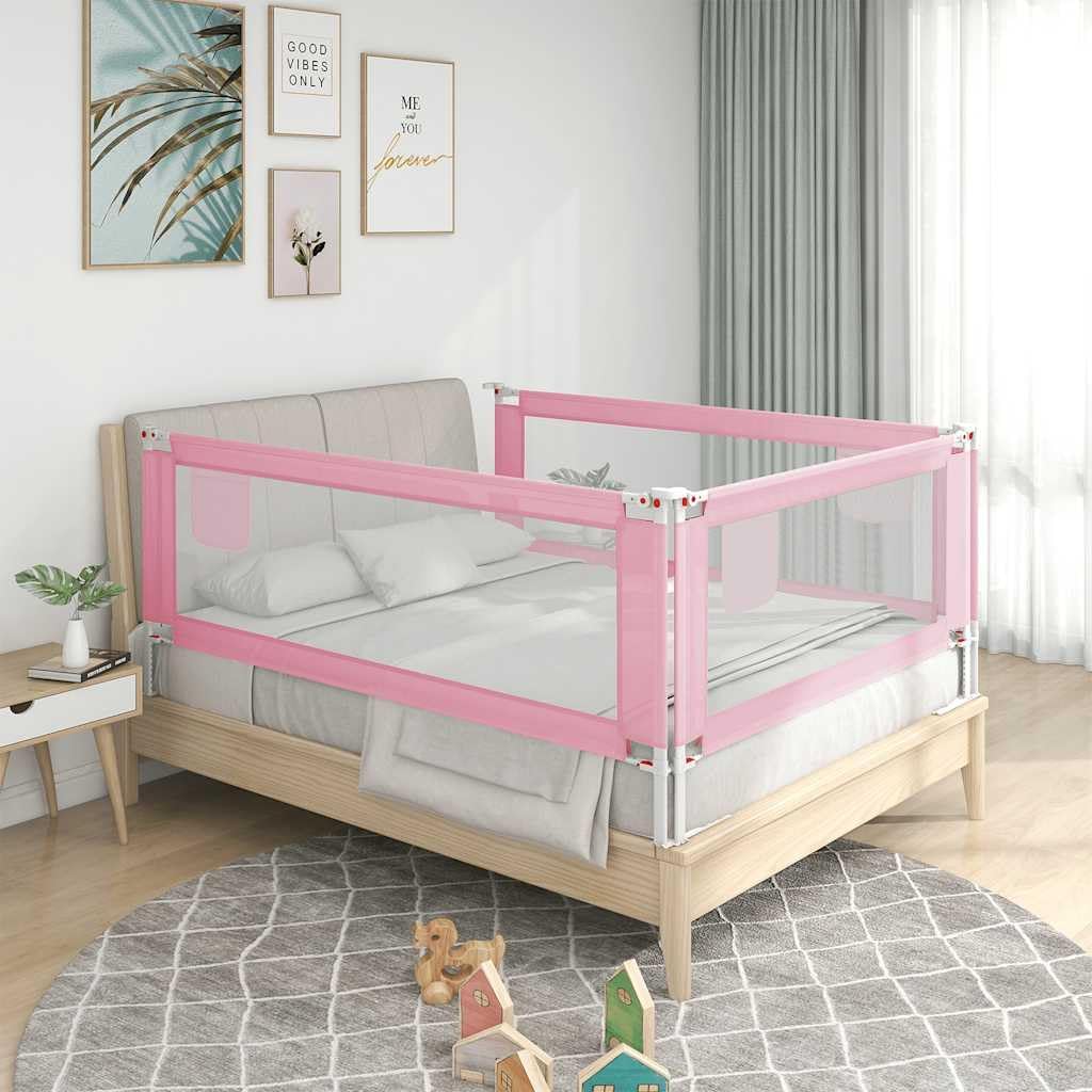 Bettschutzgitter für Kleinkinder (150 x 25 cm), 150 x 25 cm Rosa