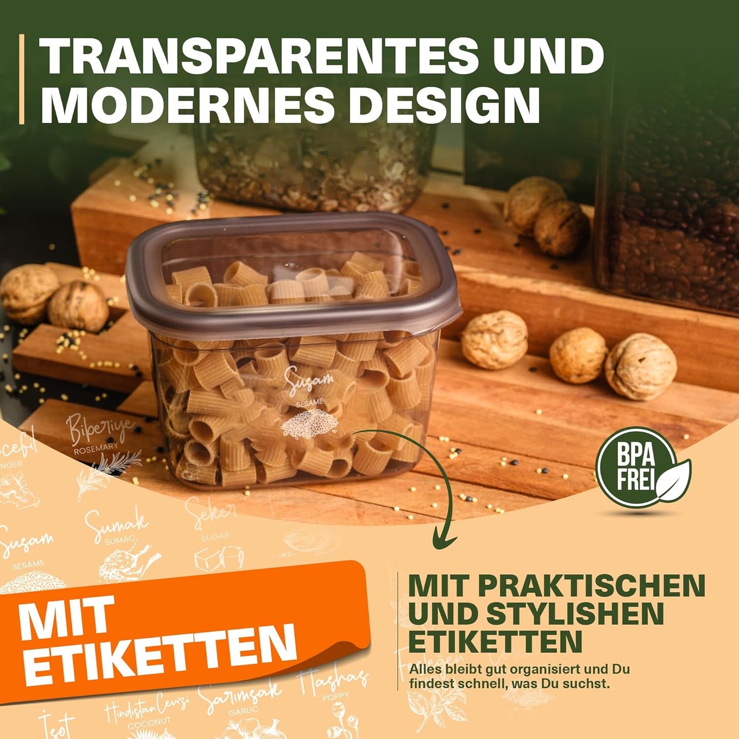 30er Vorratsdosen Set "Peggy", Peggy 30er Mix Set
