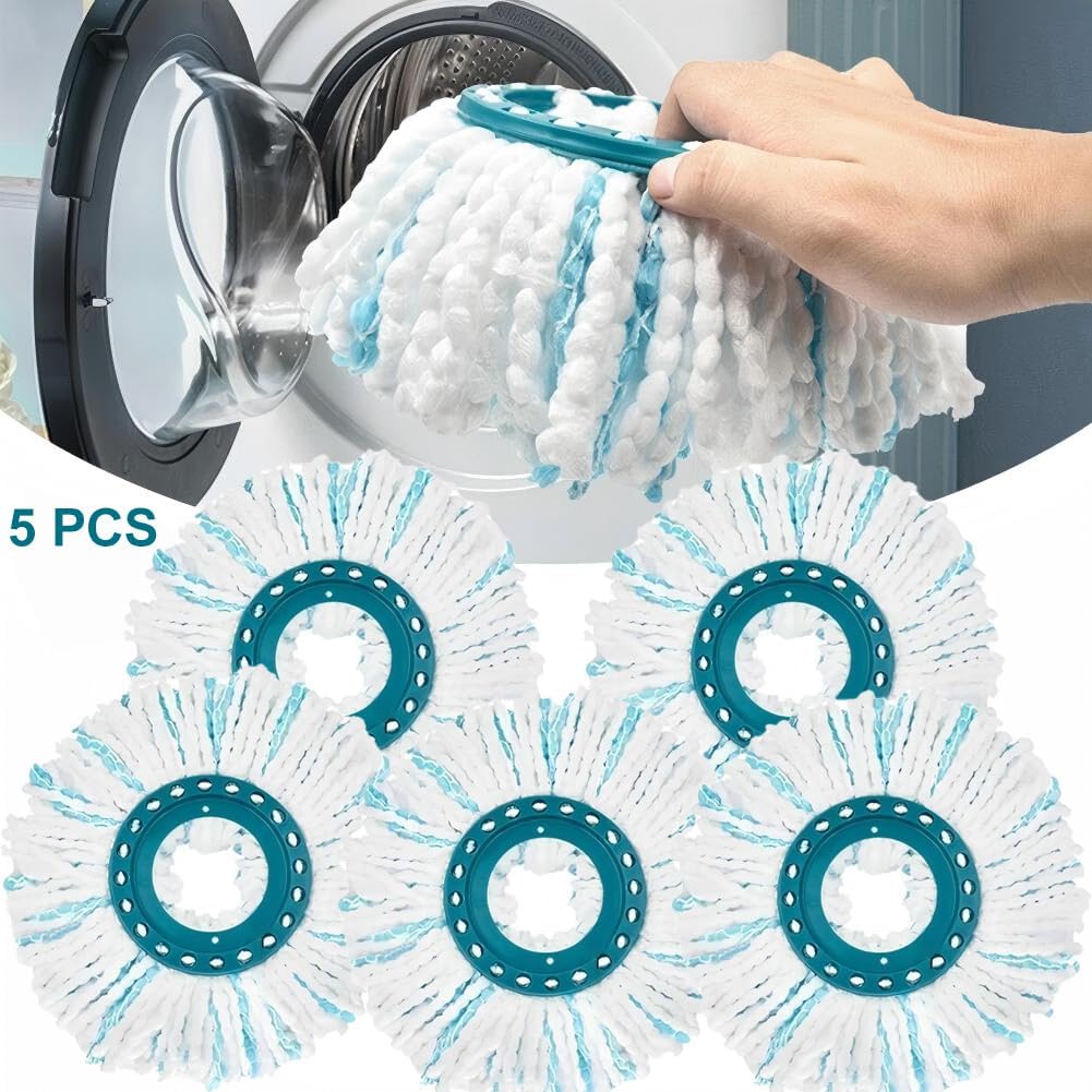 5-teiliges Ersatzkopf-Set für Leifheit Twist Disc Mop