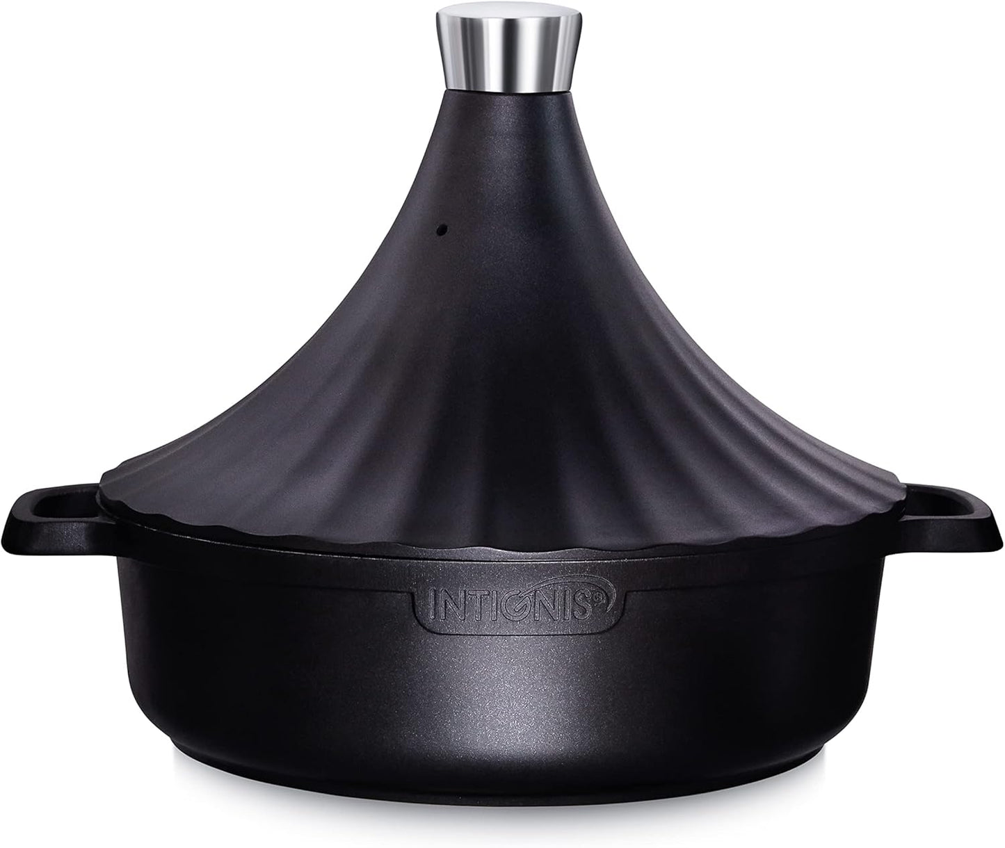 Tajine Topf Induktion 28cm / 4,2L Ofenfest, Schwarz