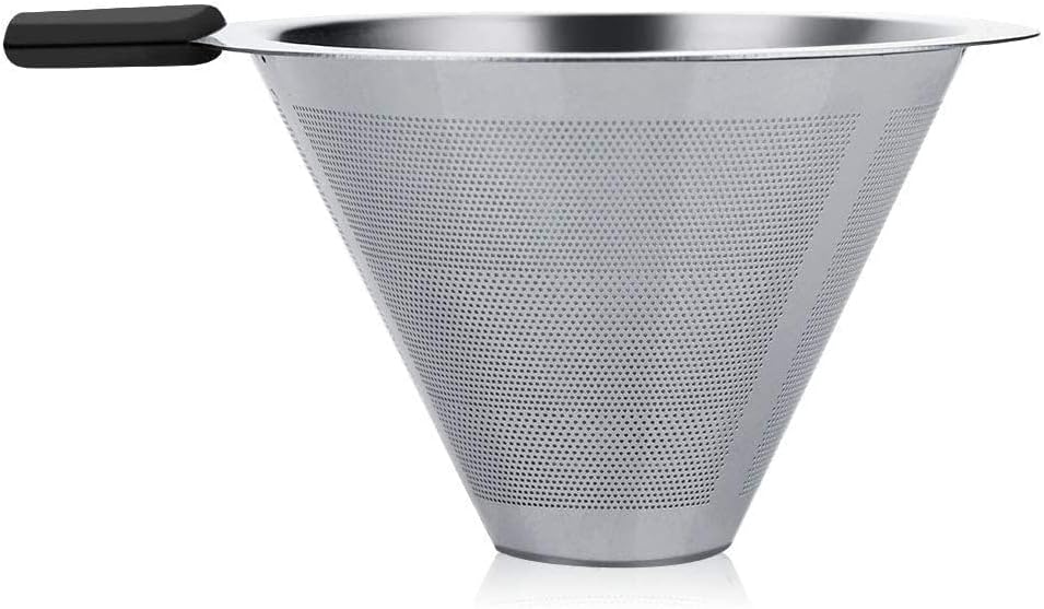 Pour Over Kaffeebereiter mit Edelstahlfilter (400ml)