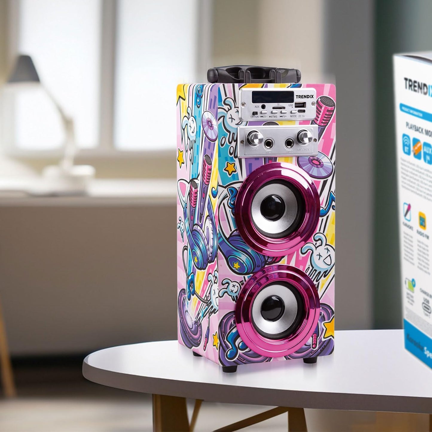 Karaoke-Maschine für Kinder mit Mikrofonen, Party Edition