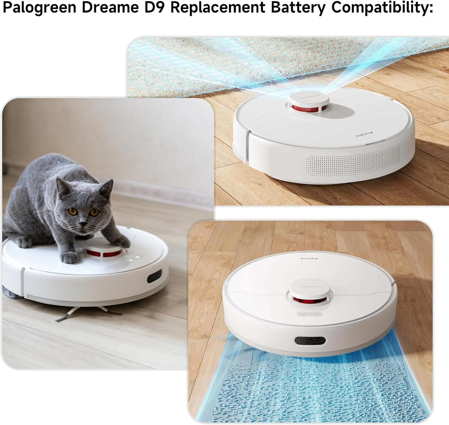 Ersatzakku für Dreame & Xiaomi Saugroboter