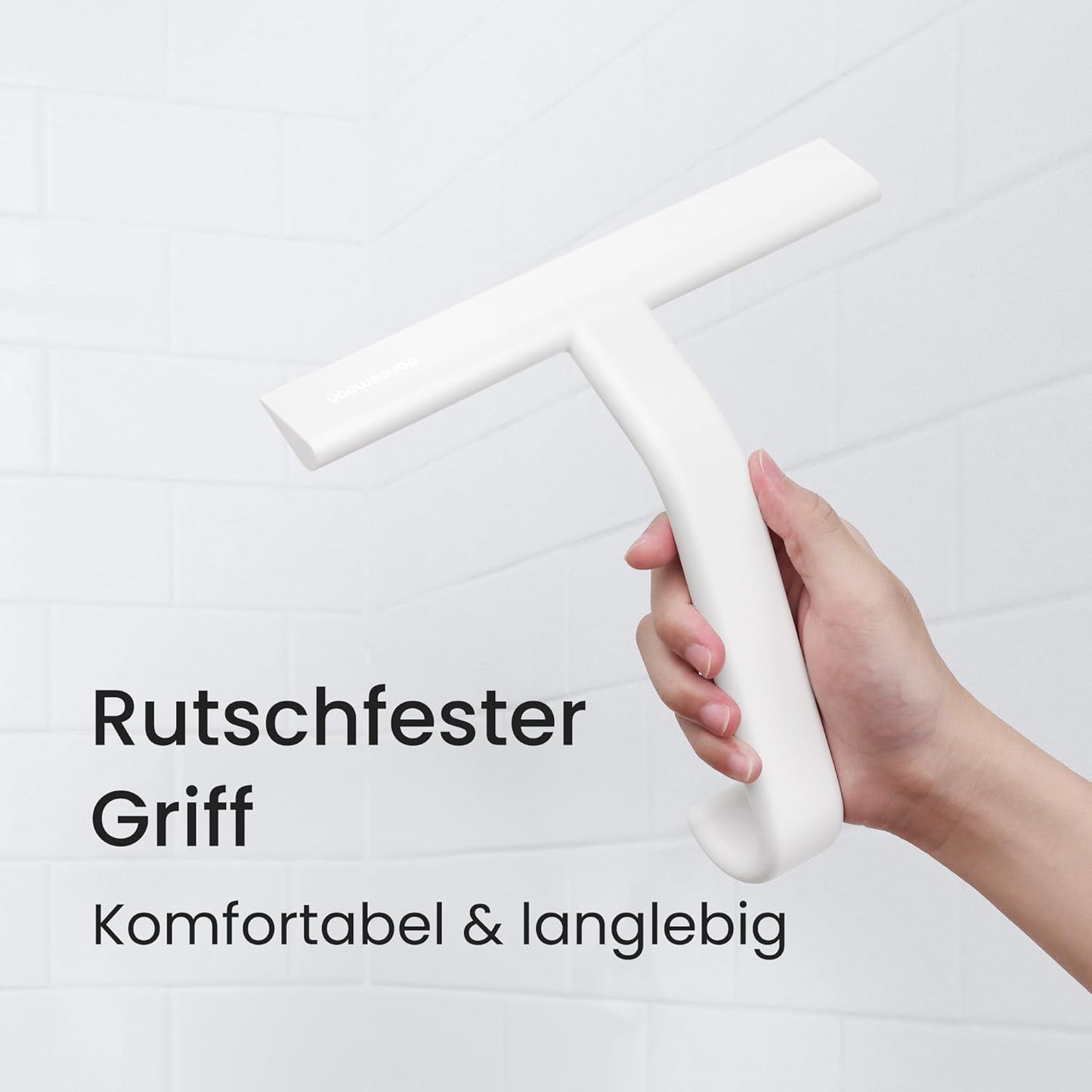 JustHang Duschabzieher, Weiss