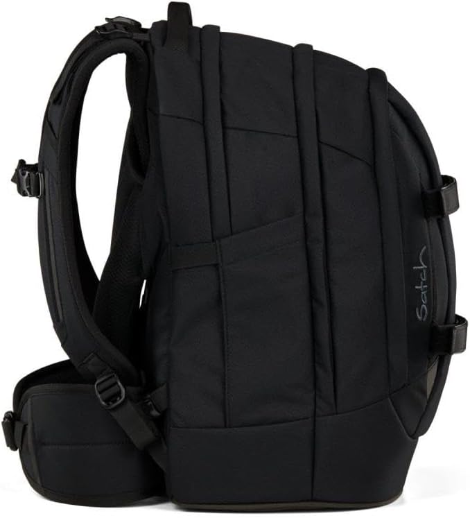 Schulrucksack-Set (3-teilig) mit Schlamperbox & Sporttasche, Blackjack