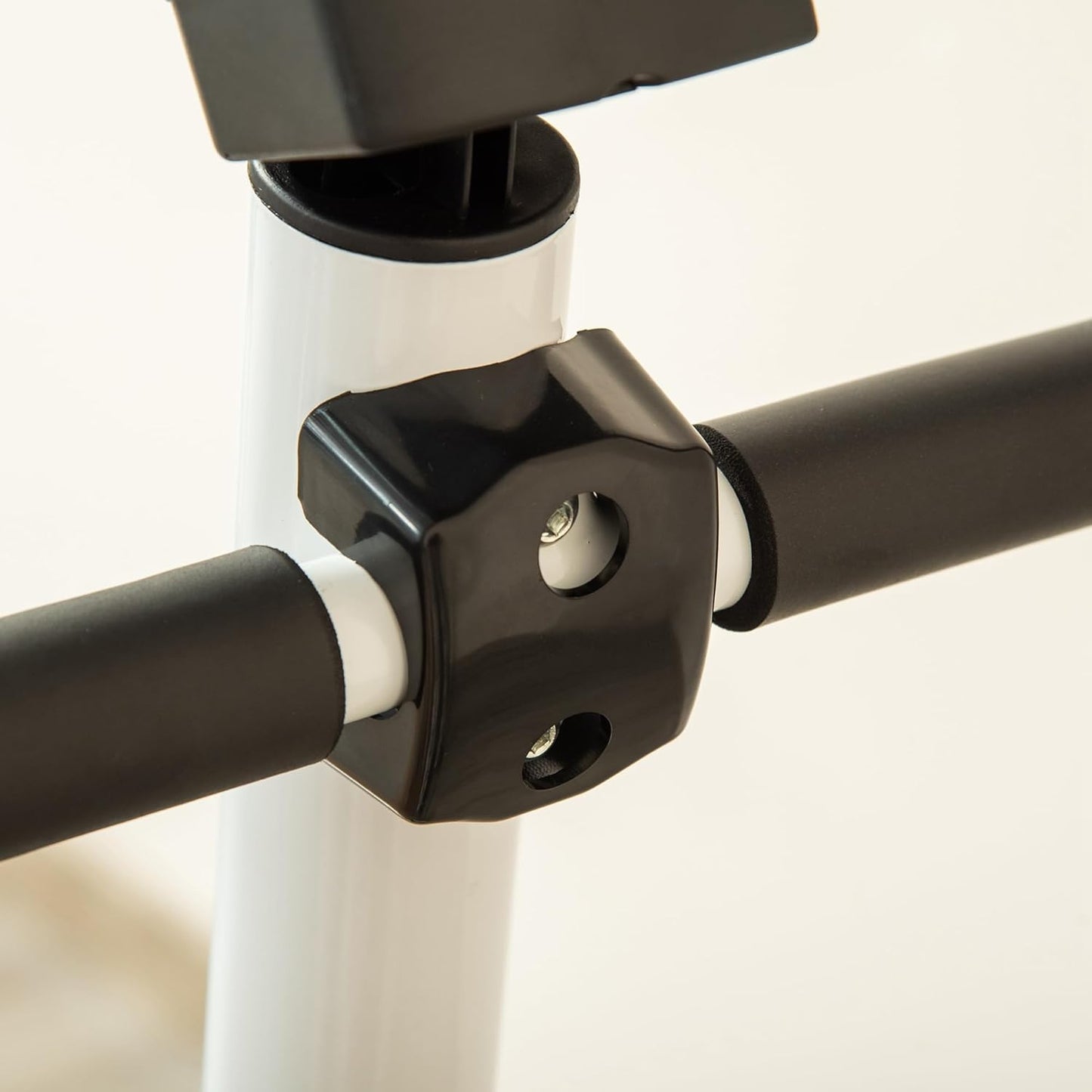 Fitness Swing Stepper mit LCD-Schirm und Handgriff, Grün+Schwarz