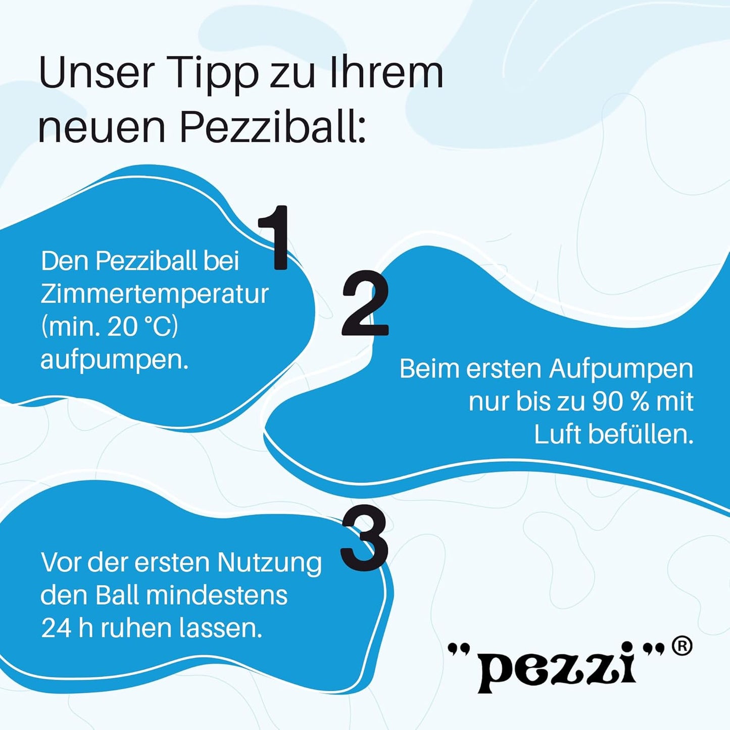 Gymnastikball, Ø 53 cm Apfel Grün