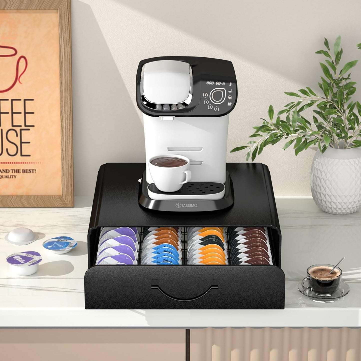 Kapselhalter für Tassimo, Schwarz