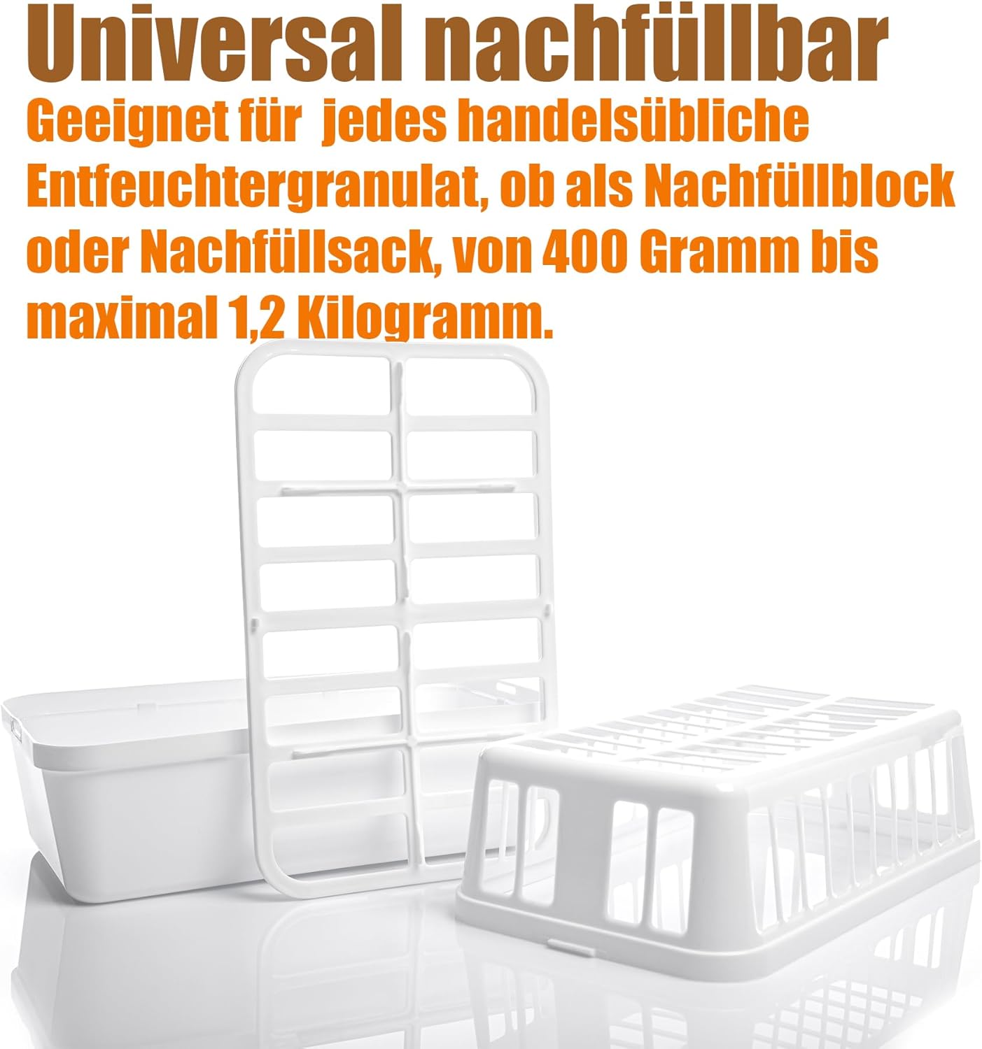 Luftentfeuchter & Luftentfeuchtergranulat, 2er Pack
