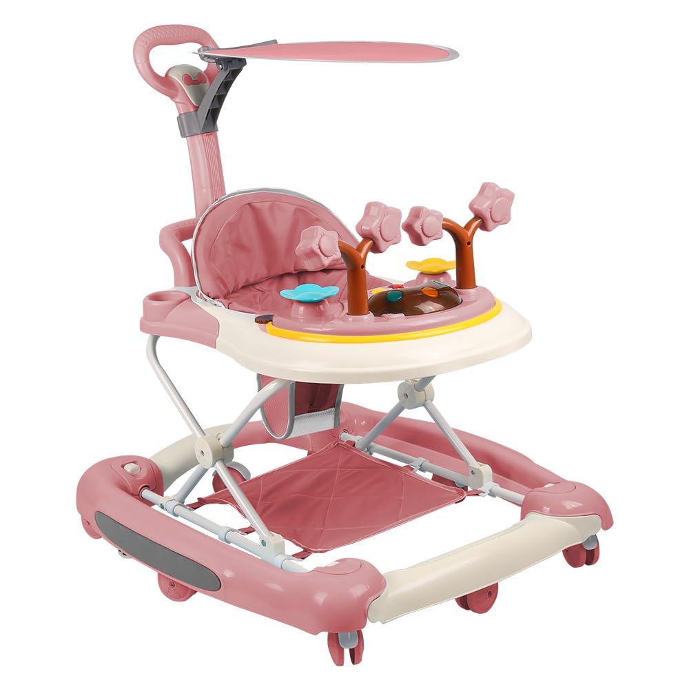 Baby Lauflernhilfe, 67*75*85cm – Rosa (A)