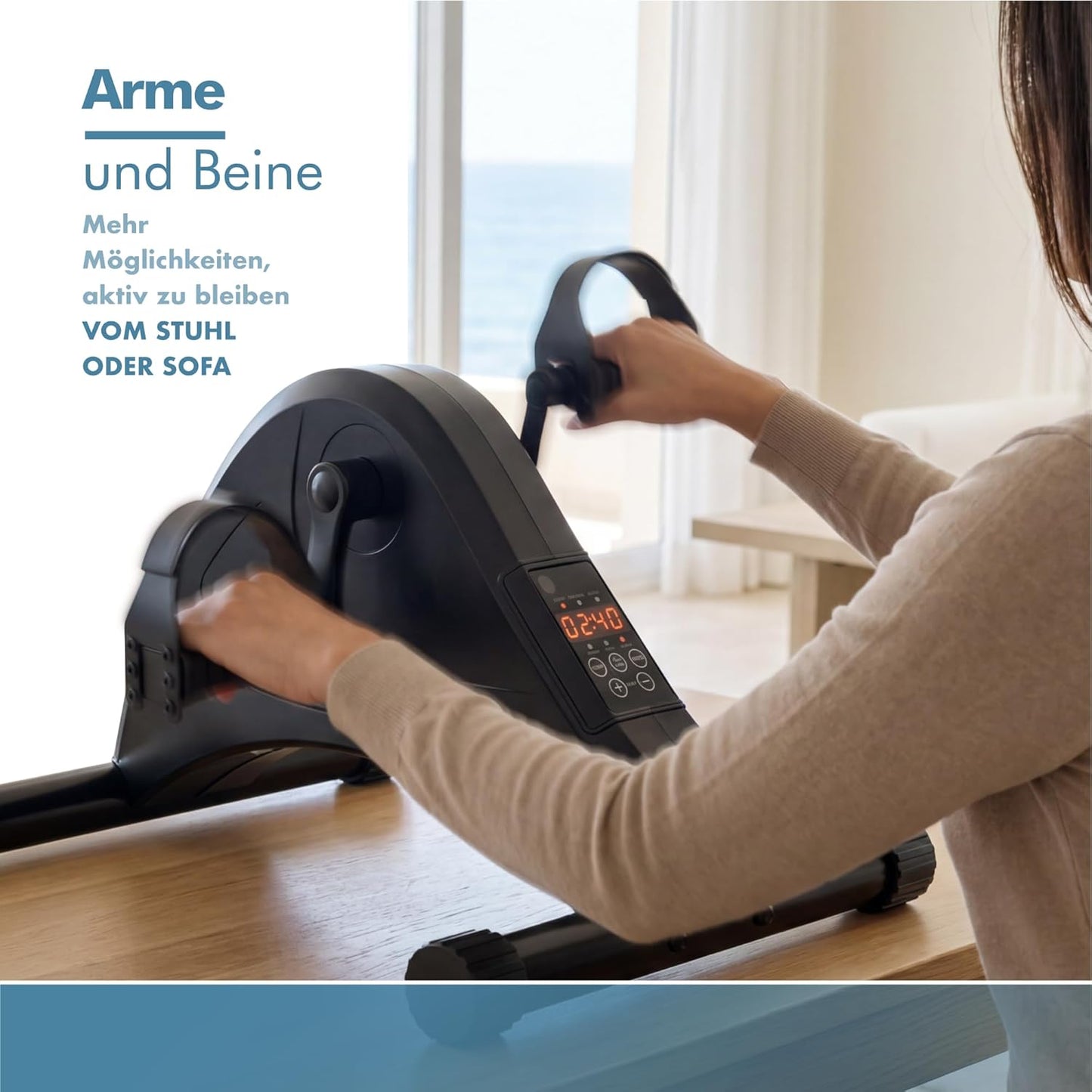 Elektrischer Pedaltrainer mit Fernbedienung, Motorisiert