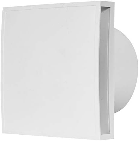 Leiser Bad-Ventilator mit Lichtschalter-Aktivierung, Ø 100mm Weiss