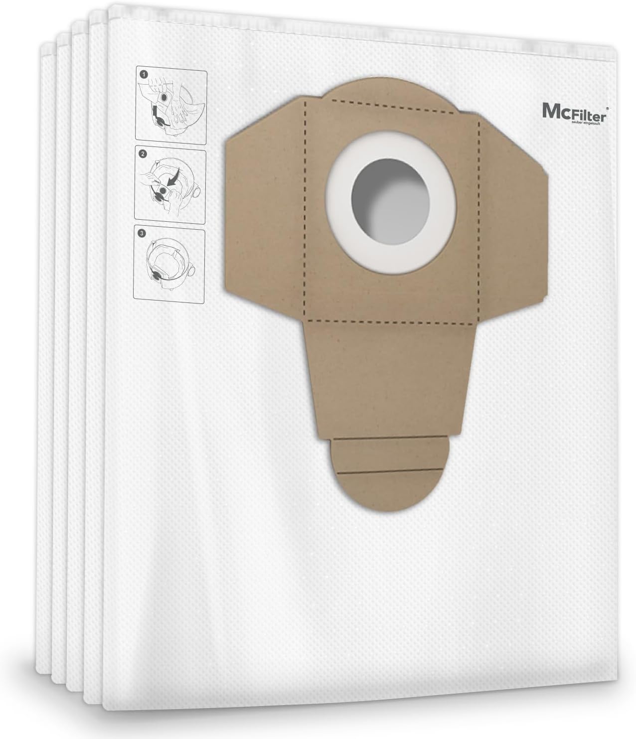 10x Staubsaugerbeutel DSM 37, 10 x 20 Liter