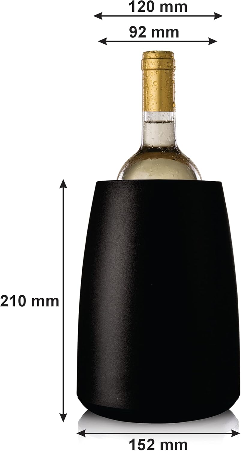 Weinflaschenkühler, Schwarz