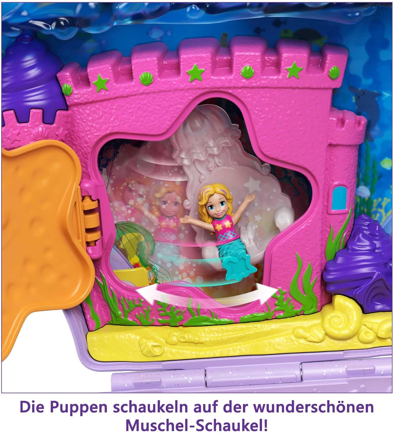 Muschel-Tasche, Purpur