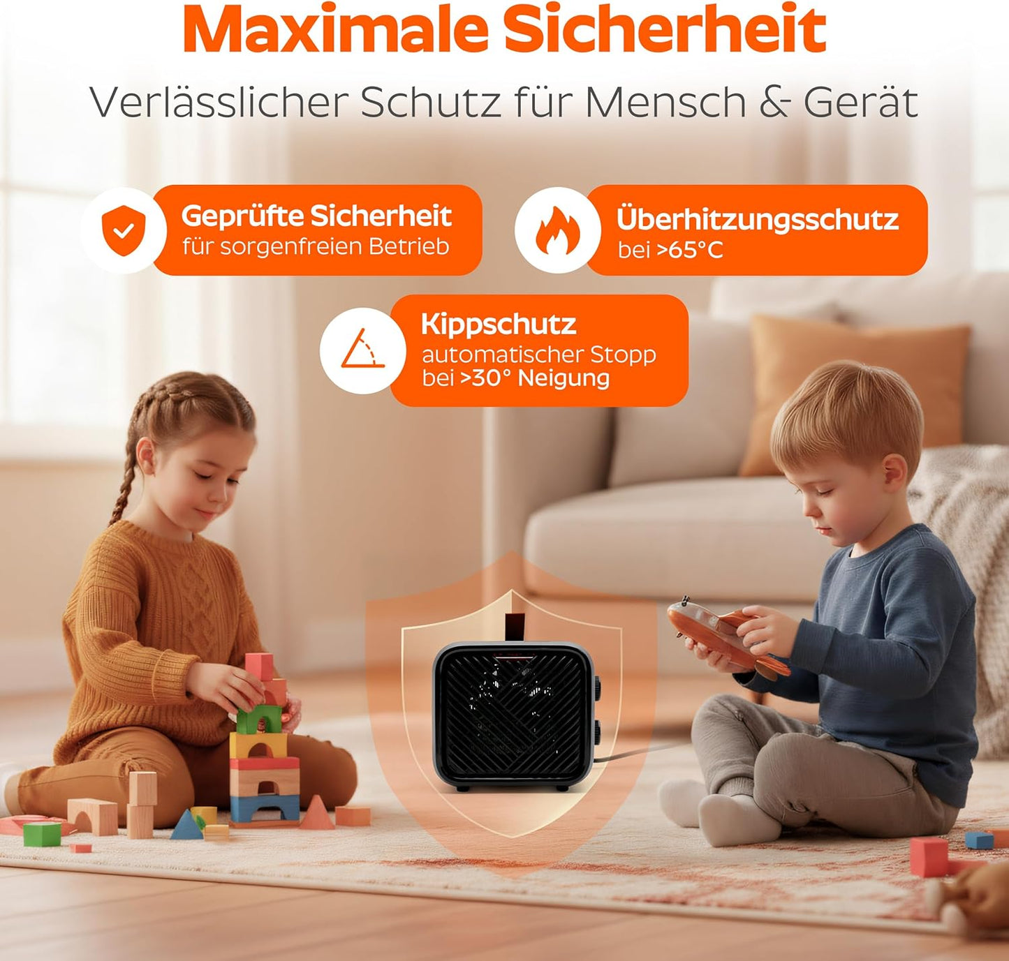 Heizlüfter mit Thermostat
