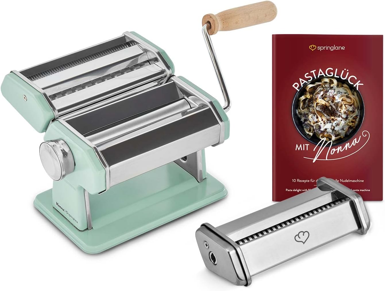 Manuelle Nudelmaschine, Mint Nudelmaschine inkl. Linguineaufsatz
