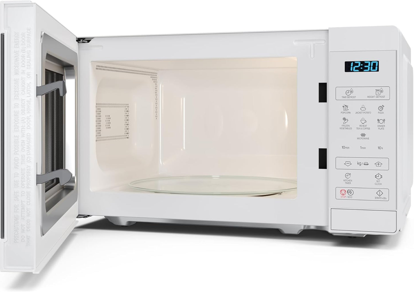 Mikrowelle YC-MS02E-C mit Auftaufunktion, Kristallweiß