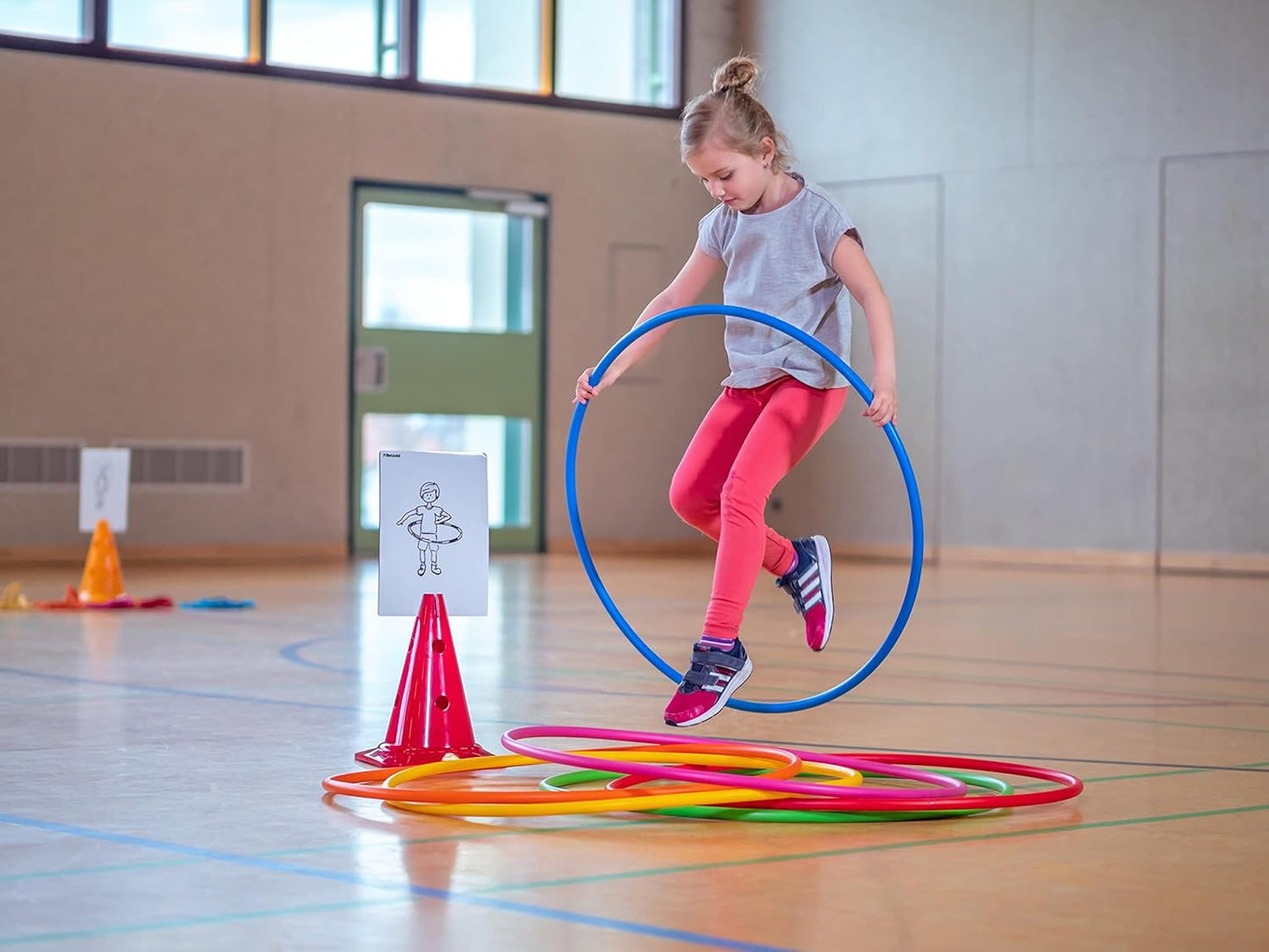 6-teiliges Hula-Hoop-Reifen-Set
