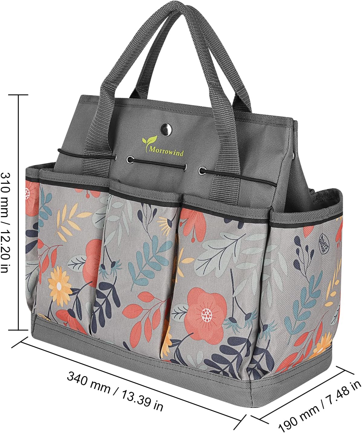 Garten Werkzeugtasche, Floral Rot