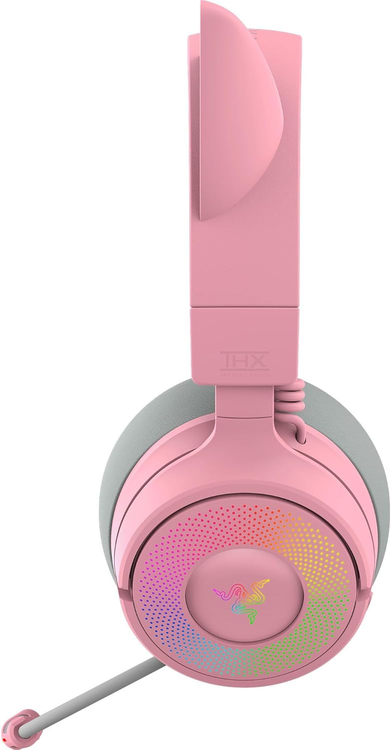 Kraken Kitty V3 Pro - Quartz Gaming Headset, Quartz Kraken Kitty V3 Pro