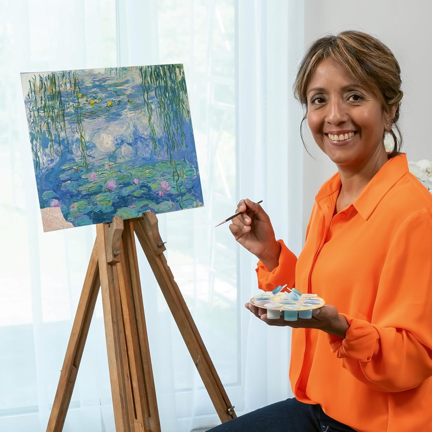 CreArt Collection Malen nach Zahlen: Waterlilies (Monet)