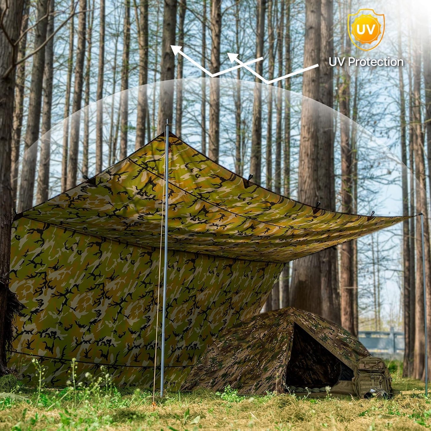 Wasserdichtes Tarp, Camo