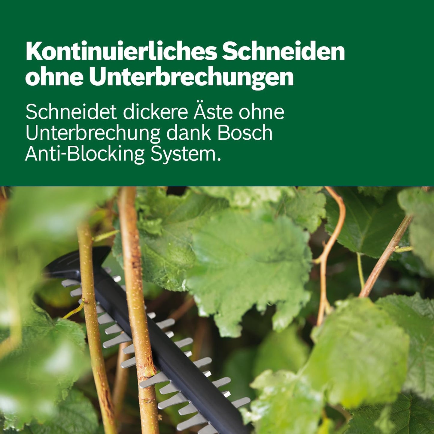 Akku-Heckenschere UniversalHedgeCut 18V-50, Ohne Akku | +Handschuhe Neues Design | Classic Green
