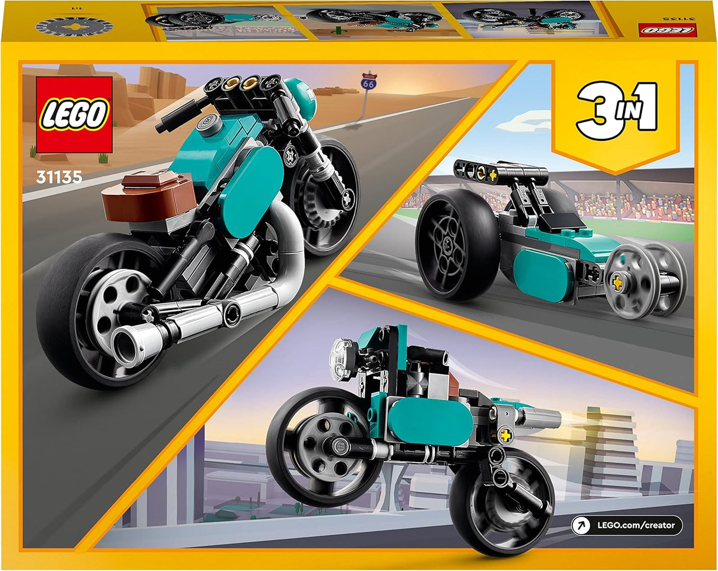 3in1 Oldtimer Motorrad