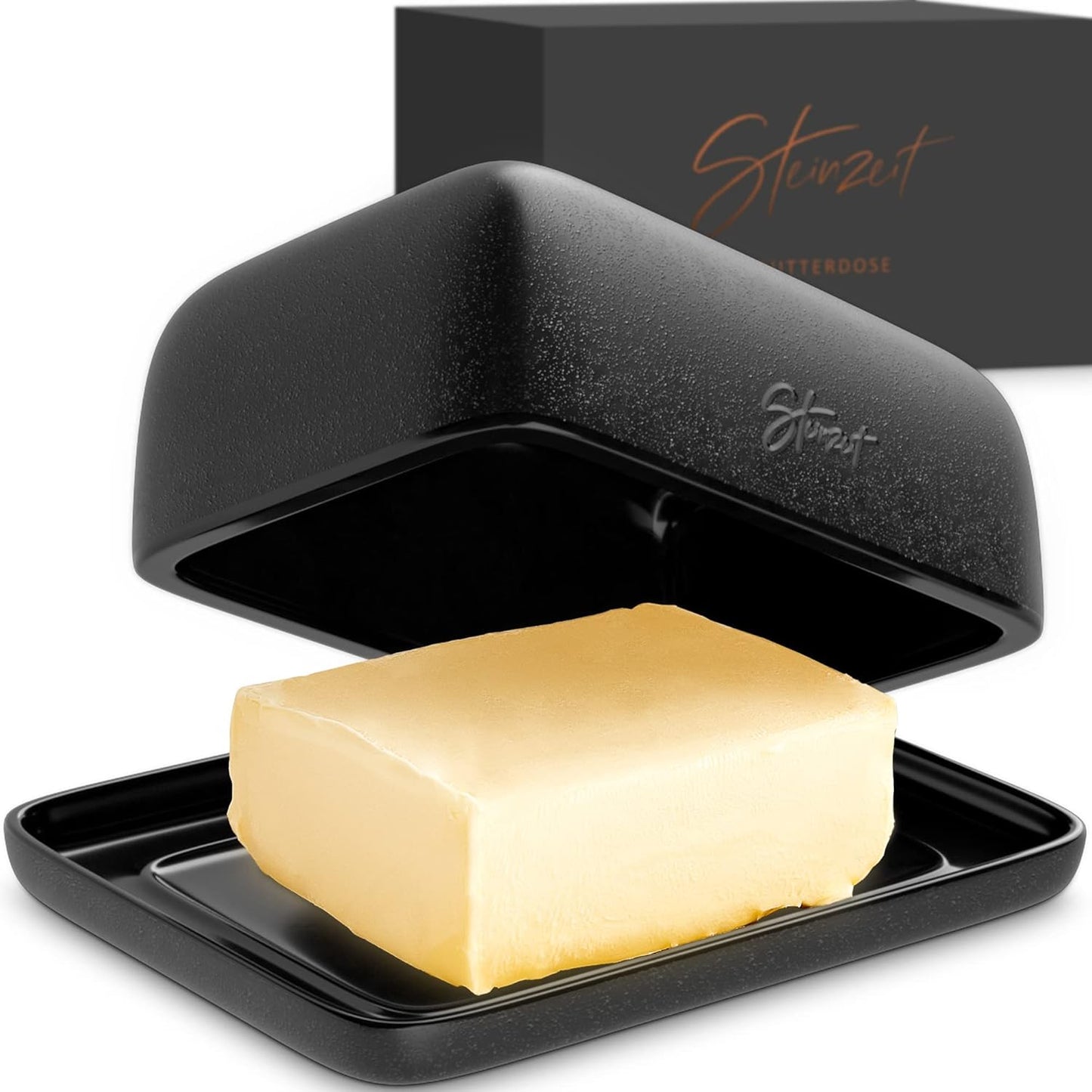 Design Butterdose, Schwarz