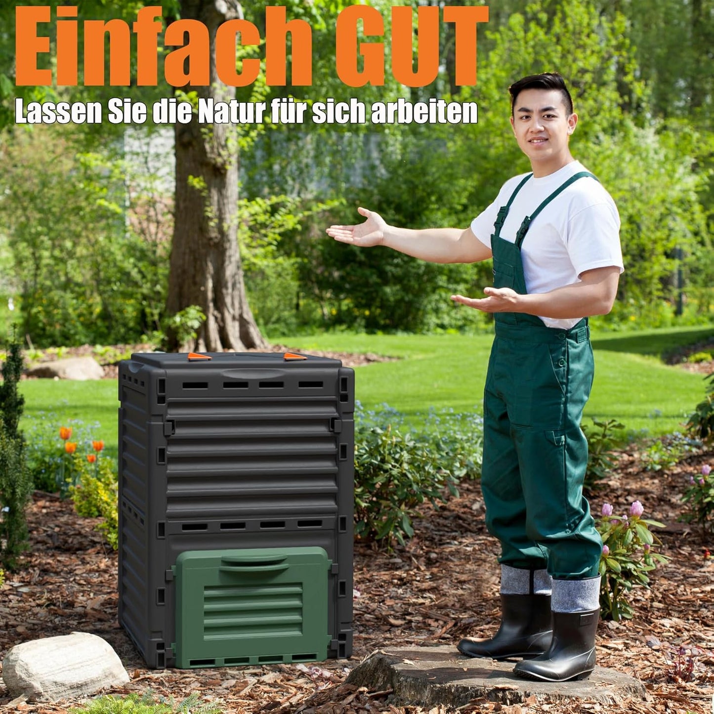 Wetterfester Schnellkomposter, 1 Stück