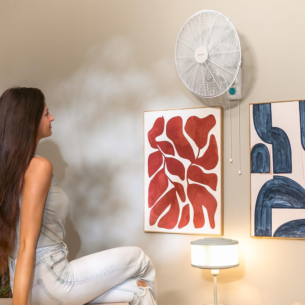 Wandventilator, Manuelle Steuerung Weiss