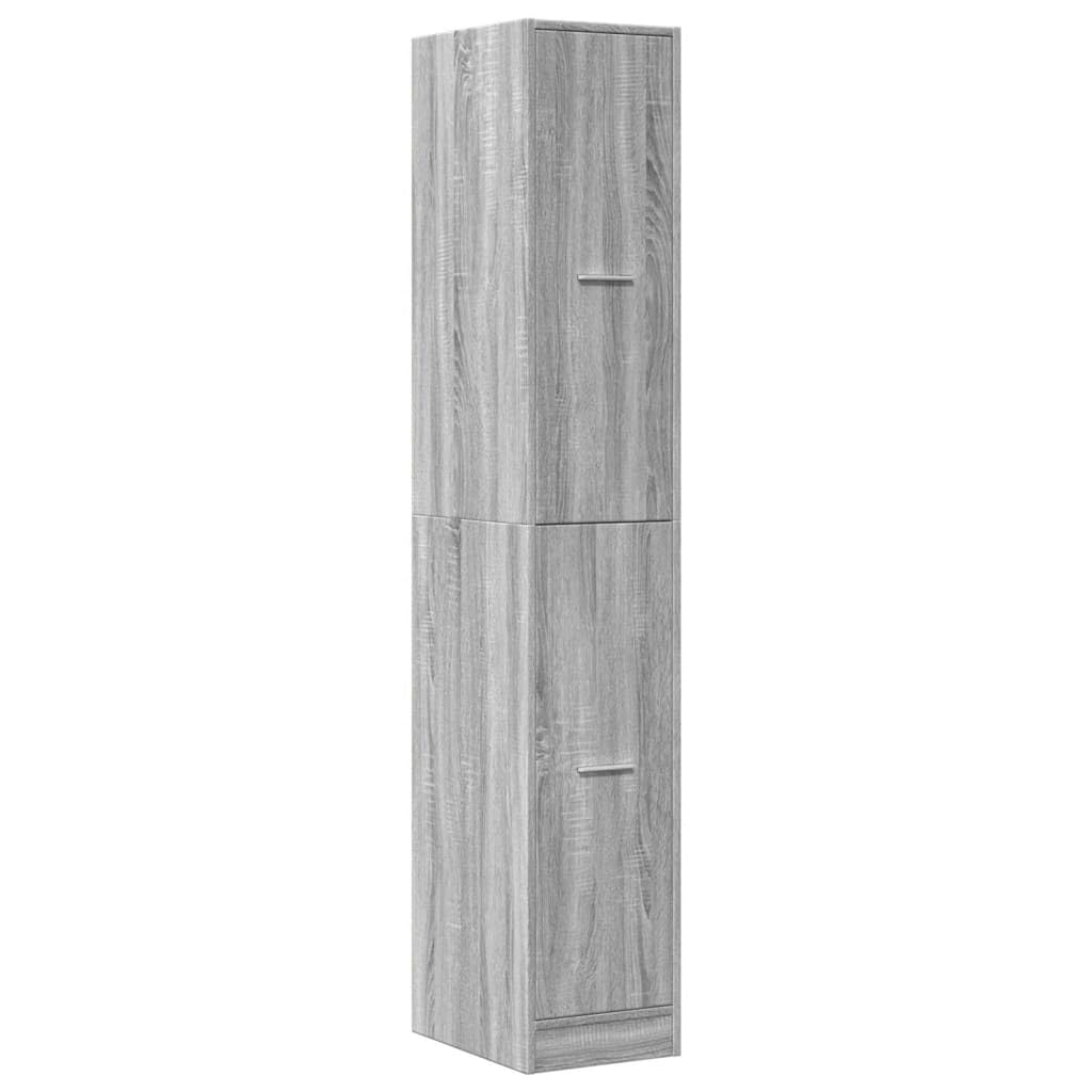 Auszugschrank mit Schubladen, Grau Sonoma 30 x 41 x 174.5 cm