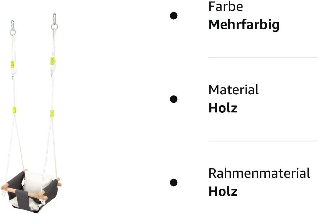 Babyschaukel, Komfort