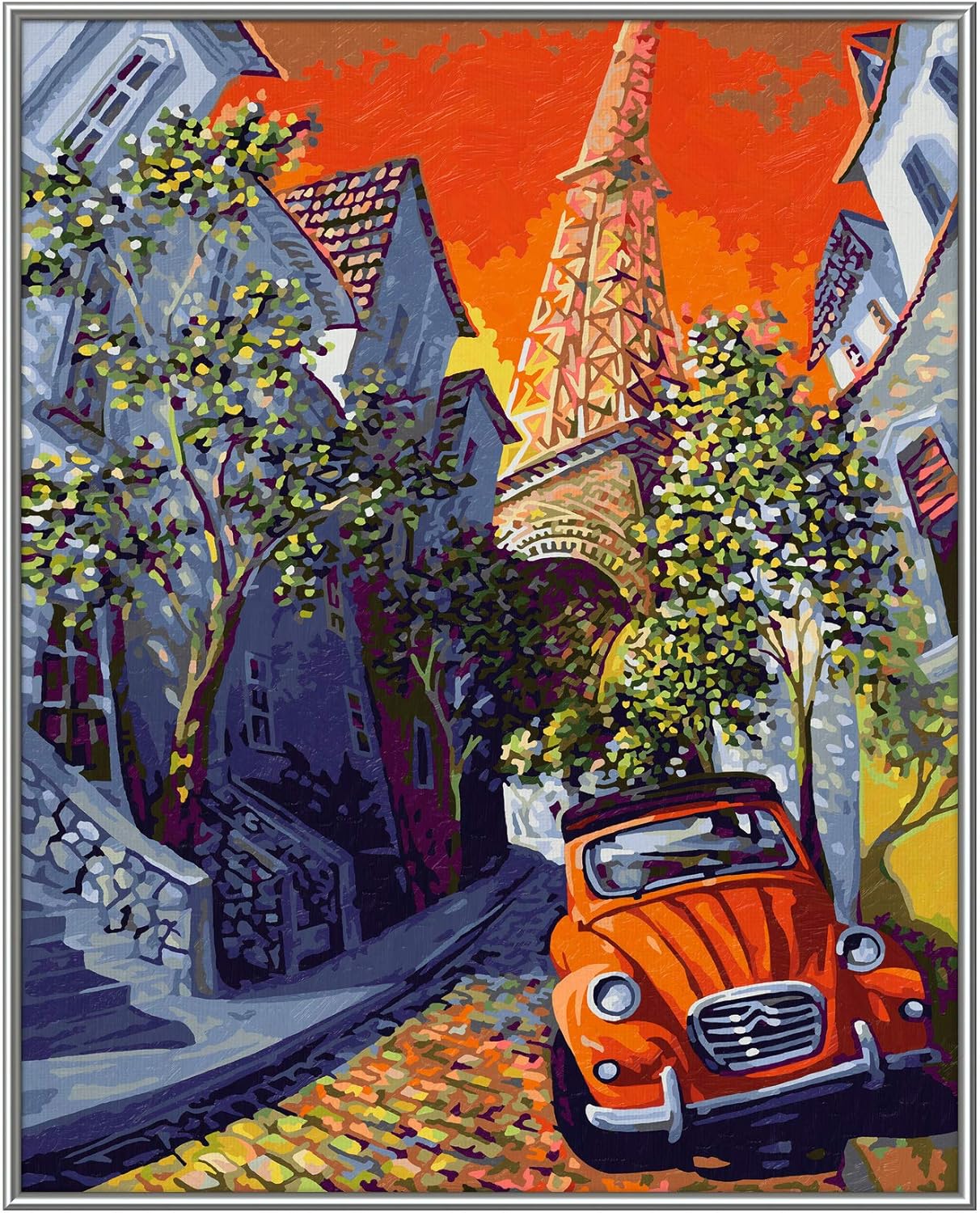 Malen nach Zahlen Set The Little Red Citroën