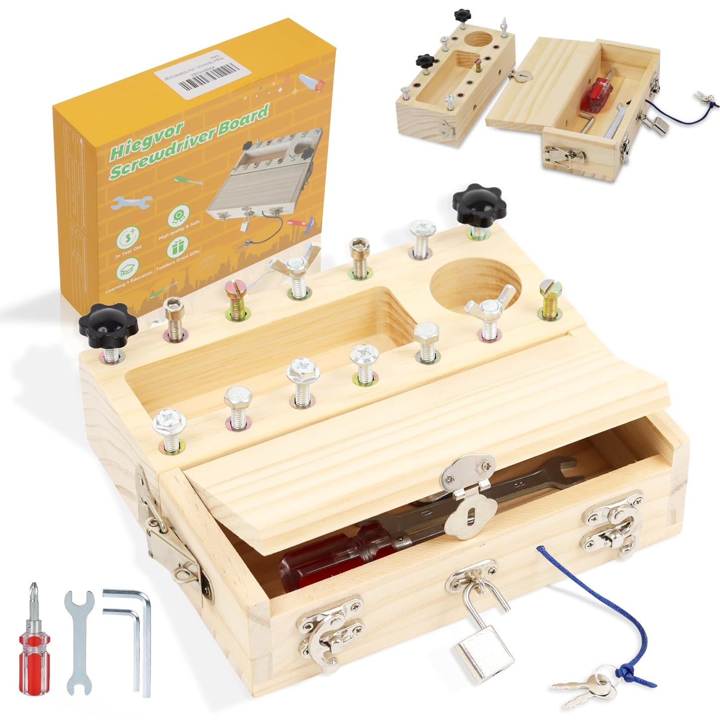 Busy Board mit Schloss, Montessori A